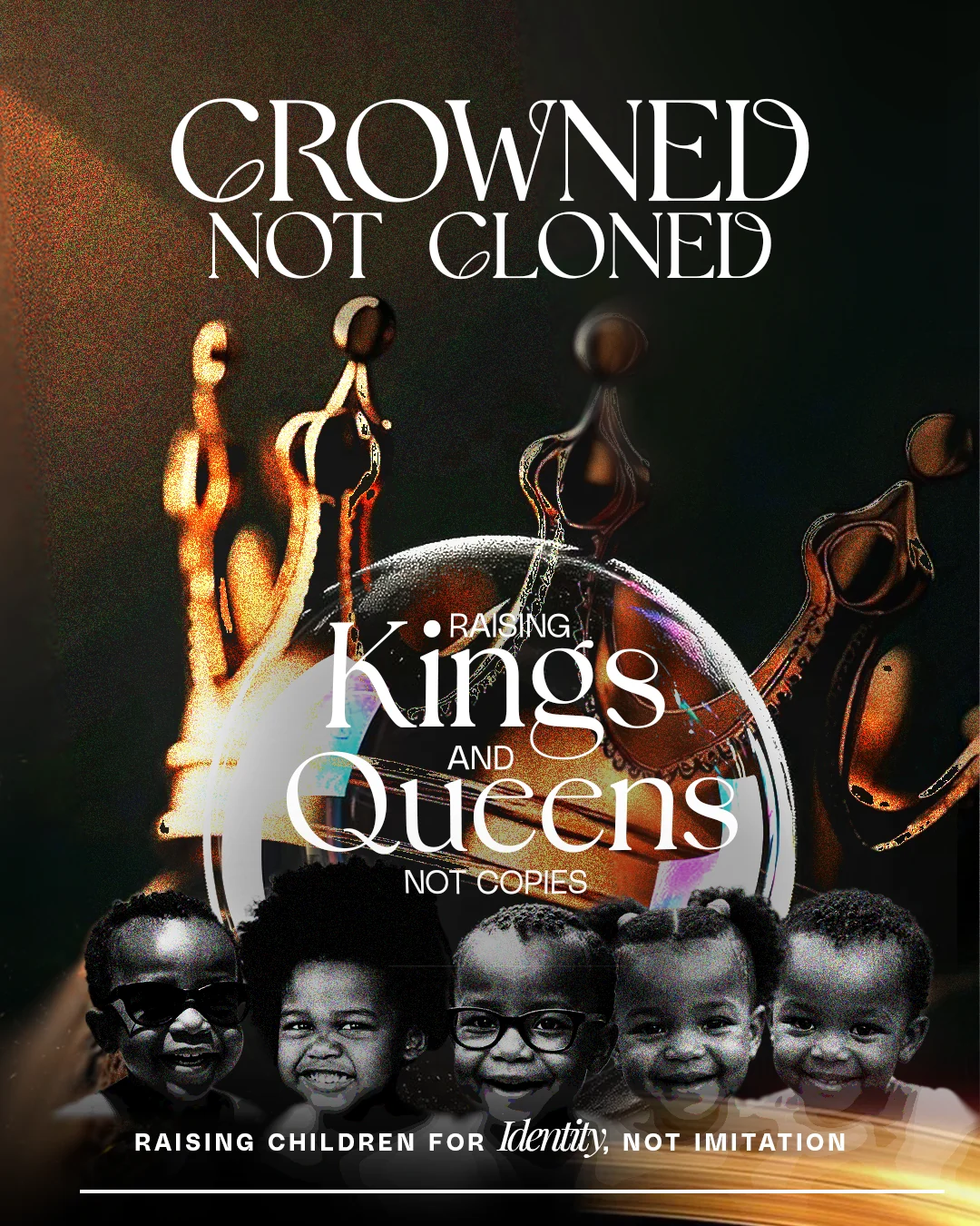 Crowned, Not Cloned event poster